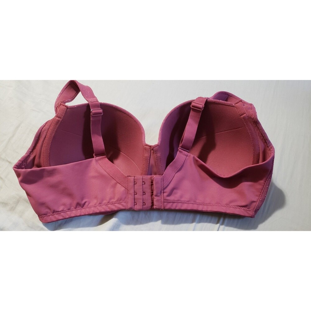 Soma Stunning Support Full Coverage 38DDD 2 Piece Lot Beige & Raspberry Bras - Picture 9 of 10